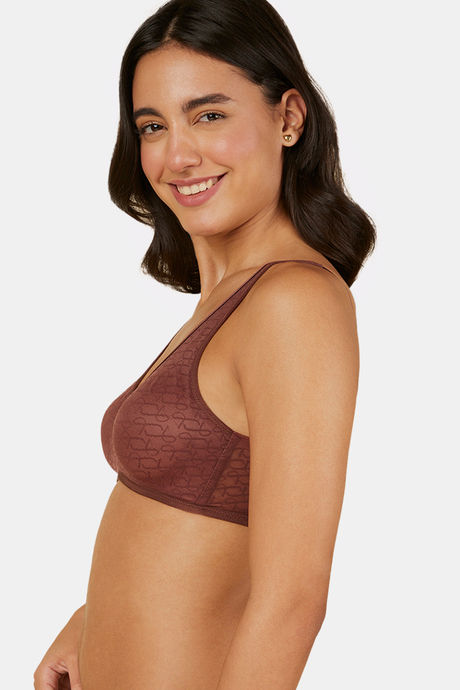 Triumph Padded Non Wired Full Coverage Super Support Bra - Decadent Chocolate — image 2